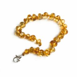 Baby-Armband Bernstein - Honig | 14 cm