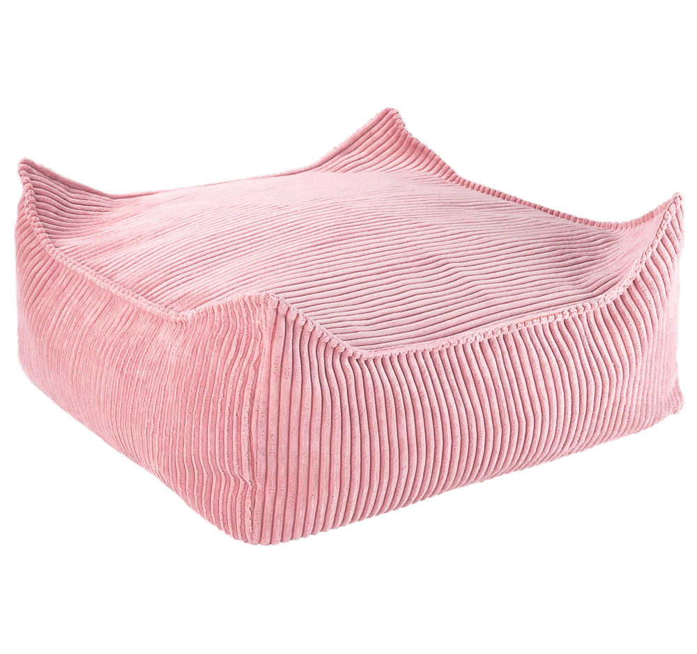 Wigiwama Poef Vierkant - Pink Mousse