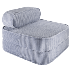 Wigiwama Flip Stoel - Blueberry blue rib