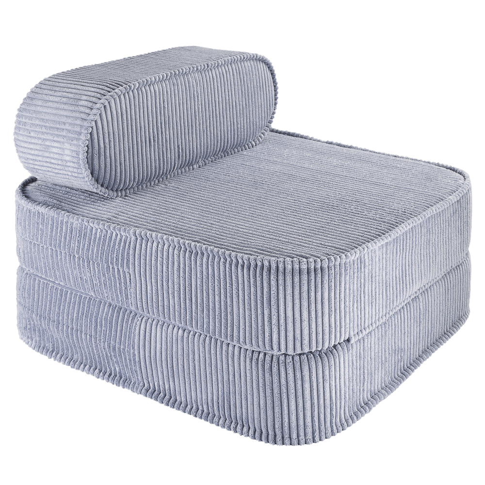 Wigiwama Flip Stoel - Blueberry blue rib