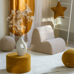 Alternative view of Wigiwama Pouf Rund - Ahorn Teddy