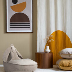 Alternative view of Wigiwama Sitzsack Kaninchen - Dusty Beige Velvet