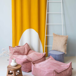 Alternative view of Wigiwama Pouf Square - Pink Mousse Rib