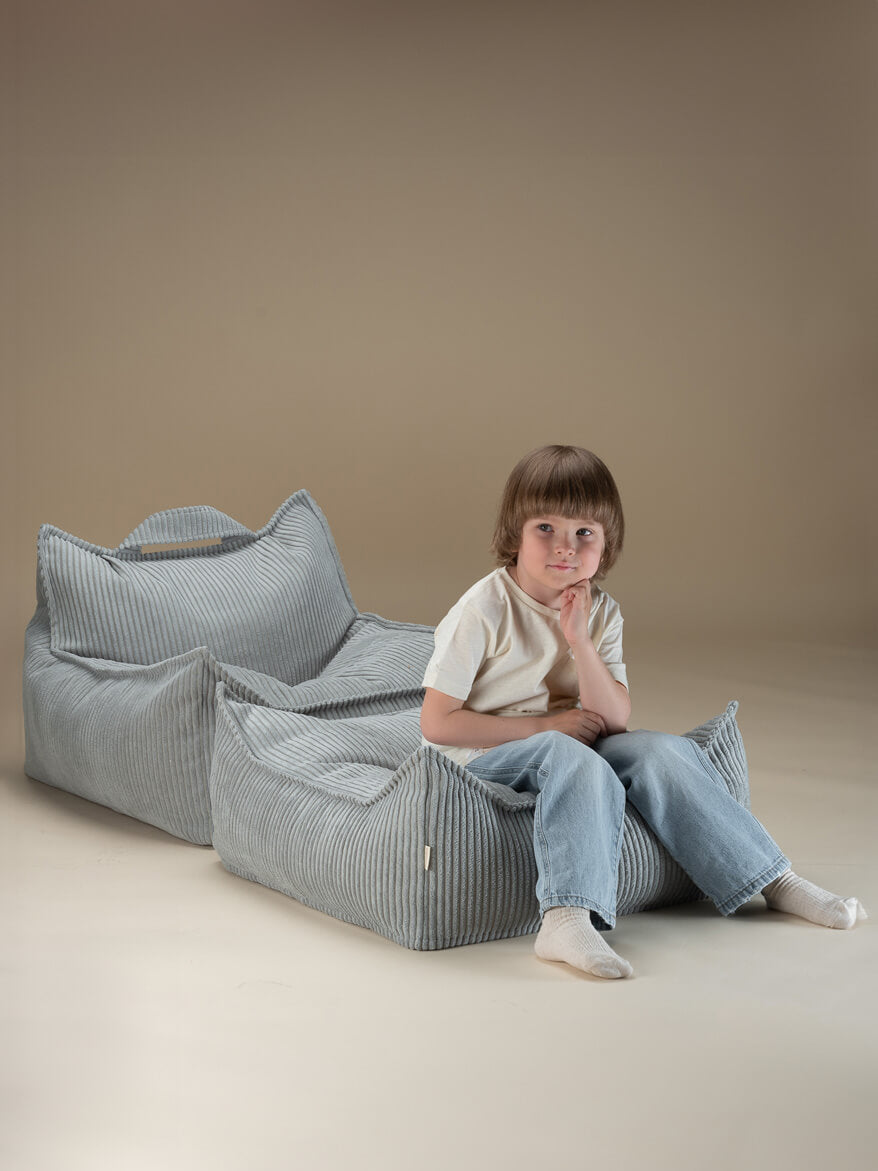 Wigiwama Pouf Square - Peppermint Green Rib – Bild 2