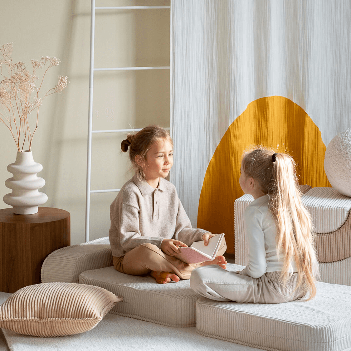 Wigiwama Flip Chair - Marshmallow Rib – Bild 2