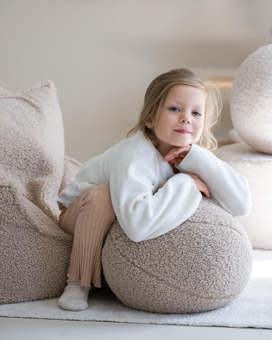 Wigiwama Sitzsack Stuhl - Biscuit Teddy – Bild 4