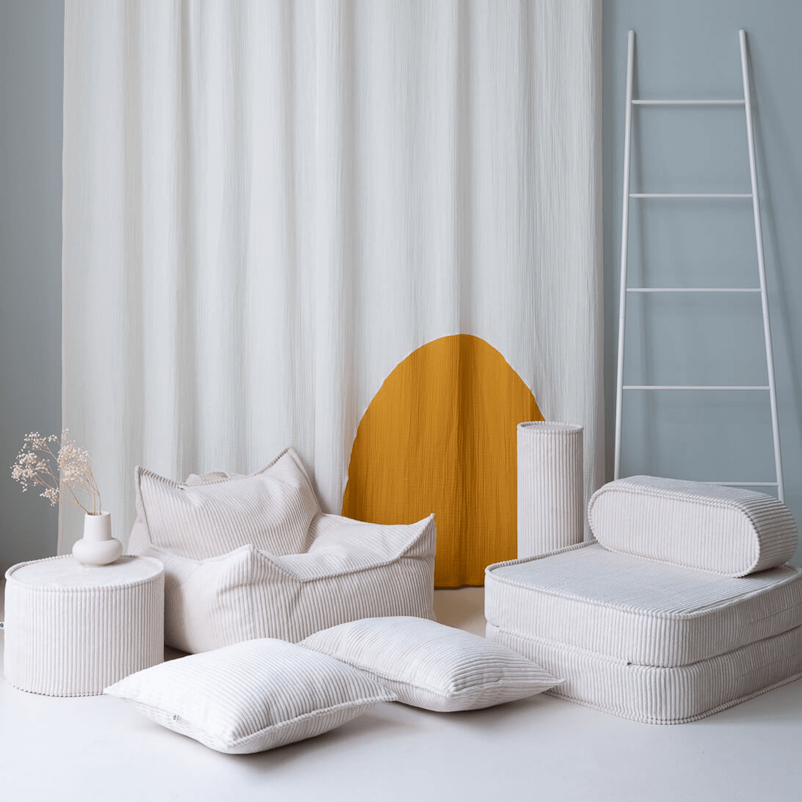 Wigiwama Flip Chair - Marshmallow Rib – Bild 4