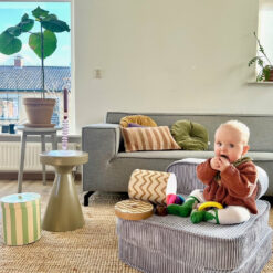 Alternative view of Wigiwama Flip Chair - Blueberry Blue Rib