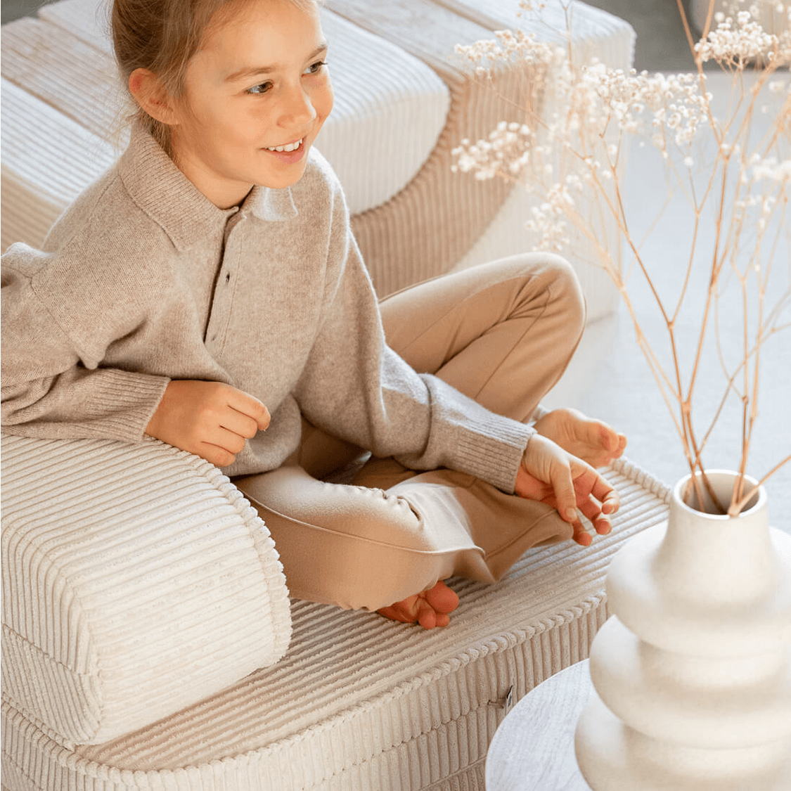 Wigiwama Flip Chair - Marshmallow Rib – Bild 5