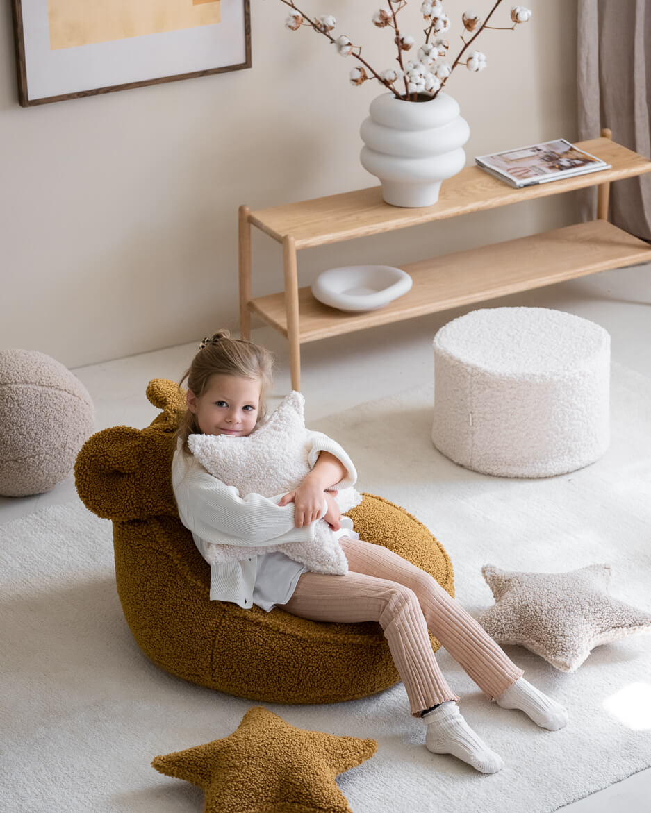 Wigiwama Sitzsack Bär - Ahorn Teddy – Bild 5