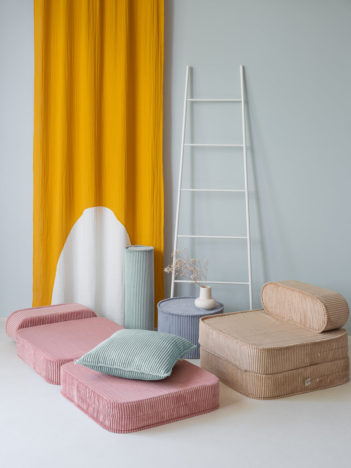 Wigiwama Flip Chair - Pink Mousse Rib – Bild 6