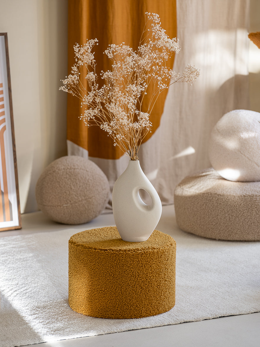 Wigiwama Pouf Rund - Ahorn Teddy – Bild 7