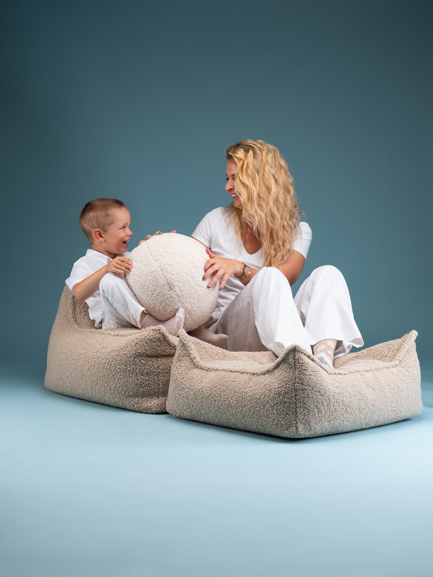 Wigiwama Sitzsack Stuhl - Biscuit Teddy – Bild 9