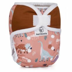 Bamboolik overbroekje dino velcro