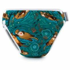 Bamboolik wasbare zwemluier otters in love