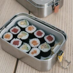 Ekobo RVS lunchbox met voedsel (2)