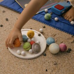 houten speelgoed gifvrij planeten duurzaam