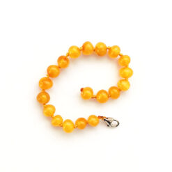 barnsteen armband honey troebel 14