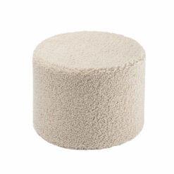 Wigiwama Poef Rond - Biscuit Teddy