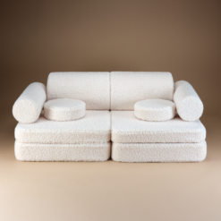 Alternative view of Wigiwama Settee Sofa - Creme Weiß Teddy