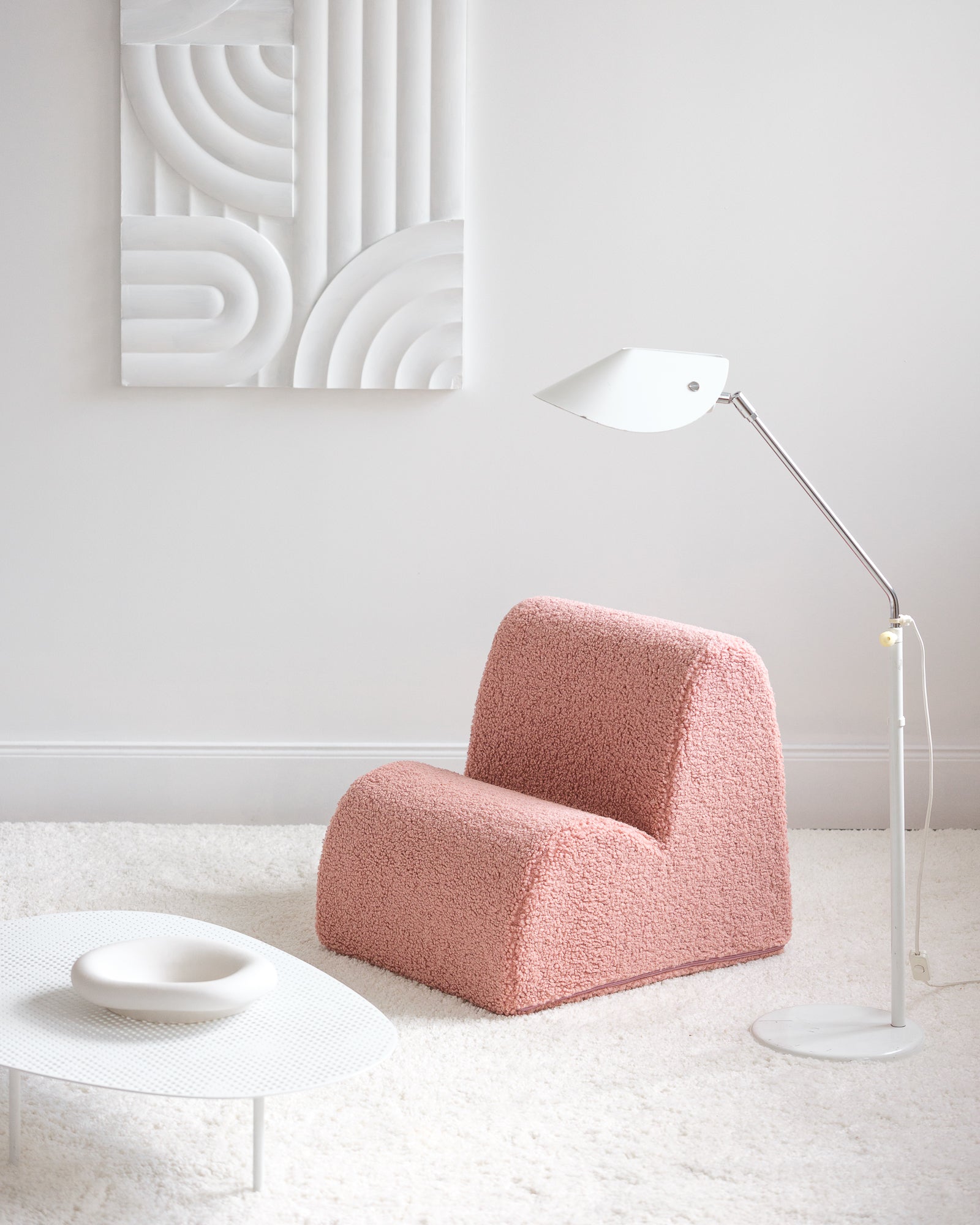 Wigiwama Chair Cloud - Pink Guava Teddy – Bild 2