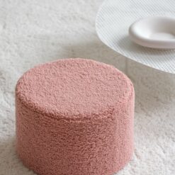Alternative view of Wigiwama Pouf Rund - Pink Guava Teddy