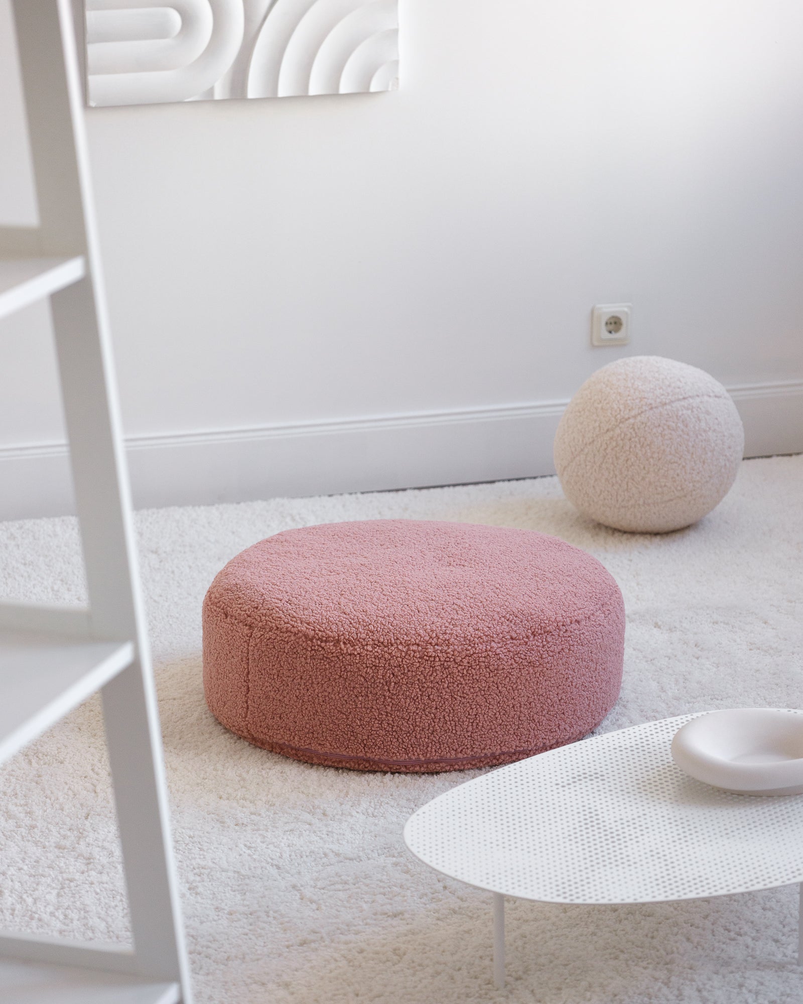 Wigiwama Pouf - Rosa Guave Teddy – Bild 2