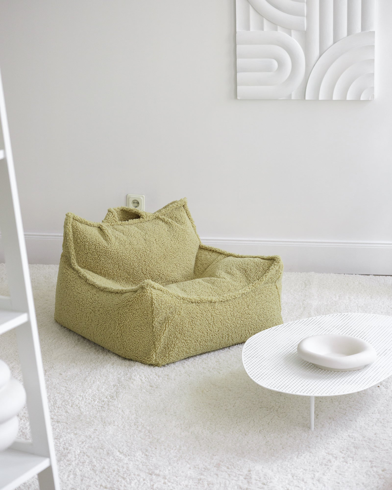 Wigiwama Sitzsack Stuhl - Matcha Teddy – Bild 2