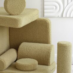 Alternative view of Wigiwama Settee Sofa - Matcha Teddy