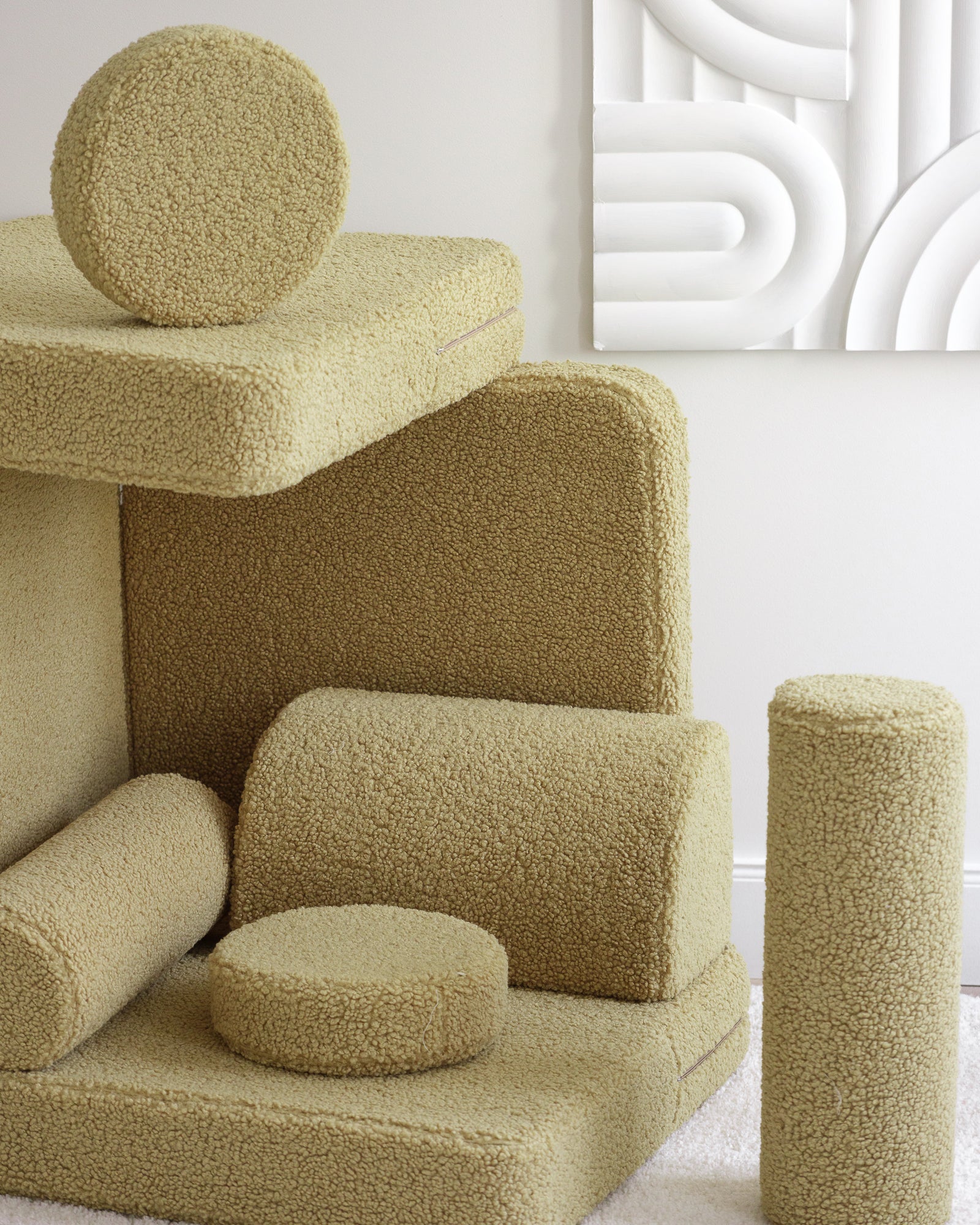 Wigiwama Settee Sofa - Matcha Teddy – Bild 2