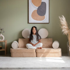 Alternative view of Wigiwama Settee Sofa - Brown Sugar Rib