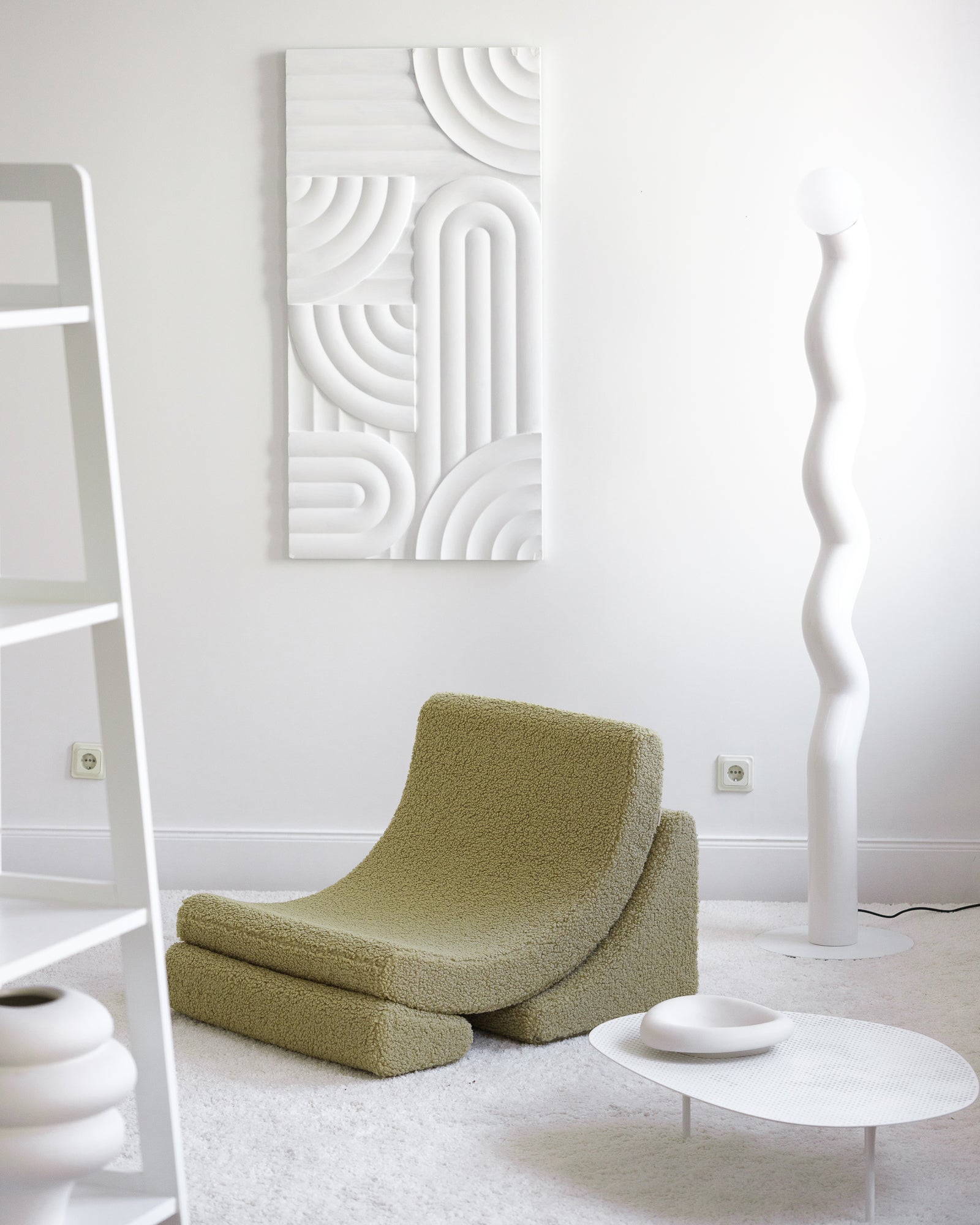 Wigiwama Moon Chair - Matcha Teddy – Bild 2