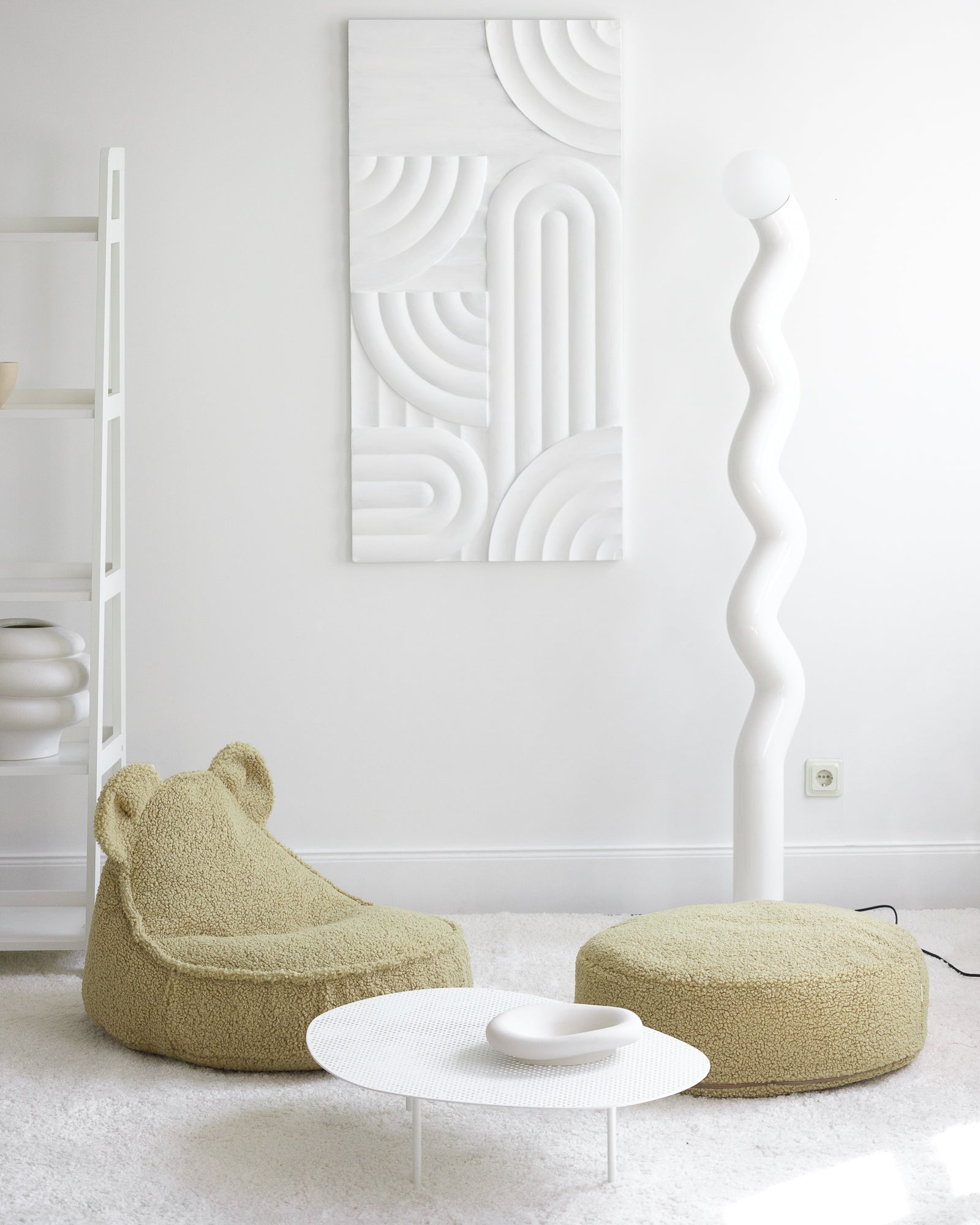 Wigiwama Pouf - Matcha Teddy – Bild 3