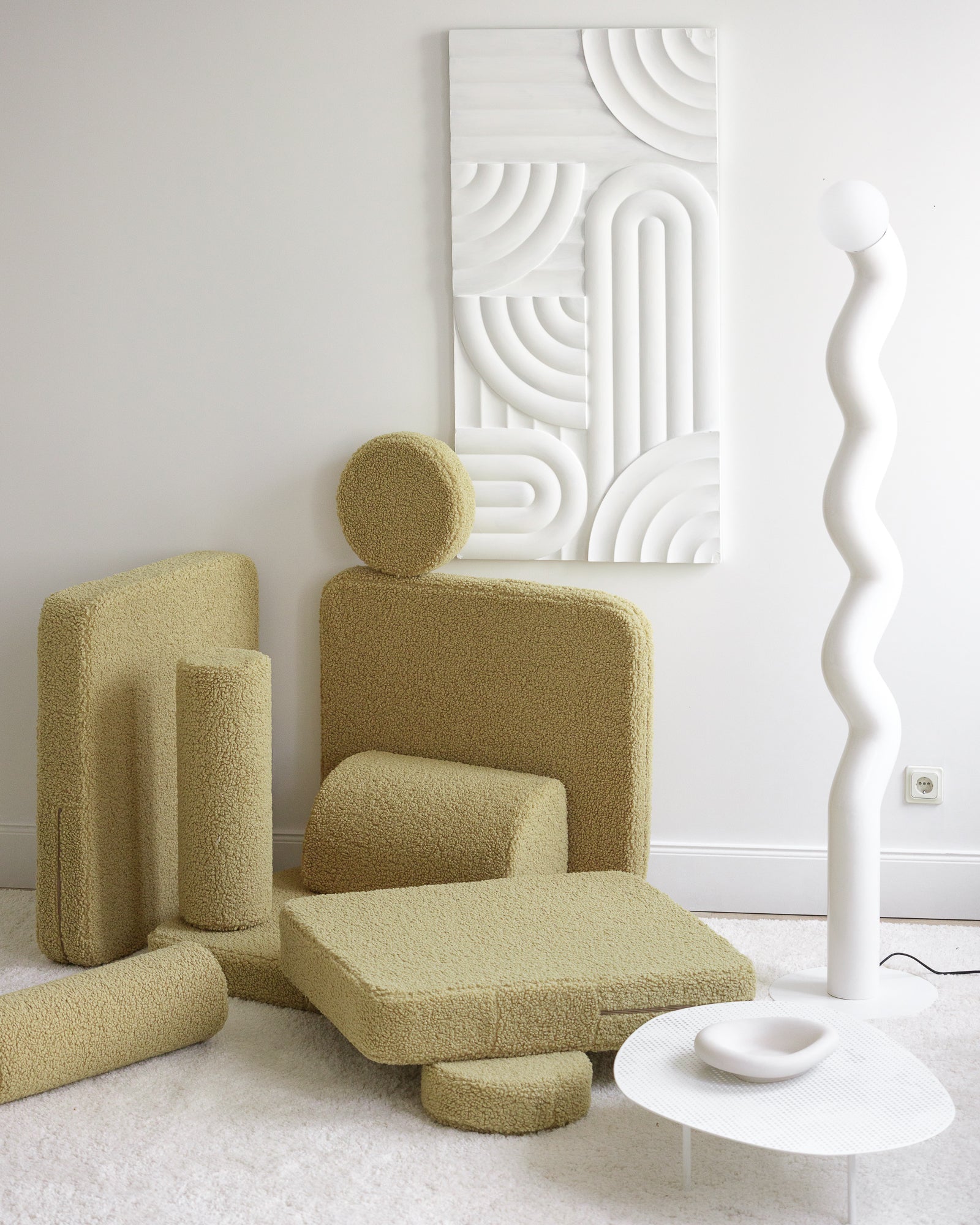 Wigiwama Settee Sofa - Matcha Teddy – Bild 3