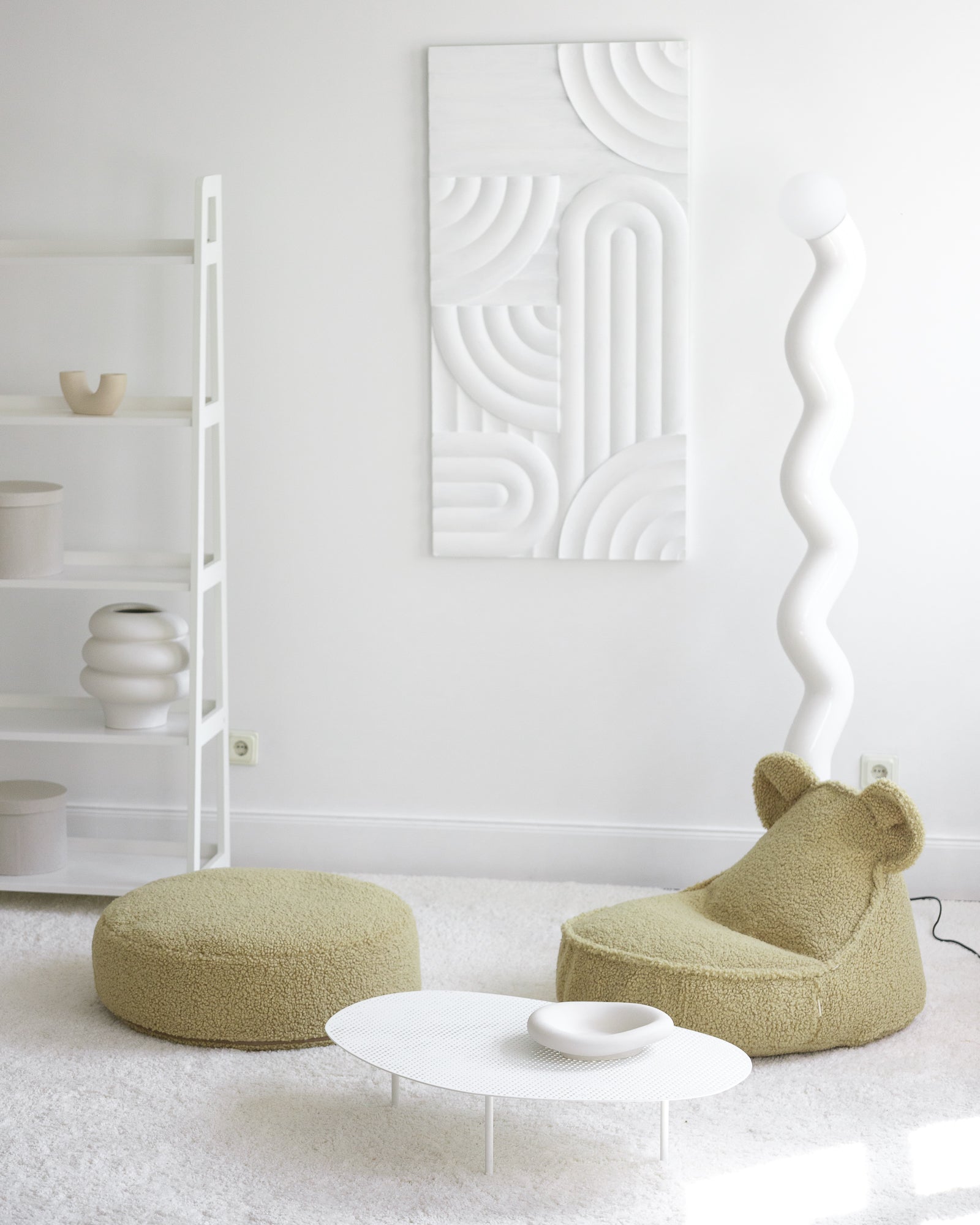 Wigiwama Pouf - Matcha Teddy – Bild 4