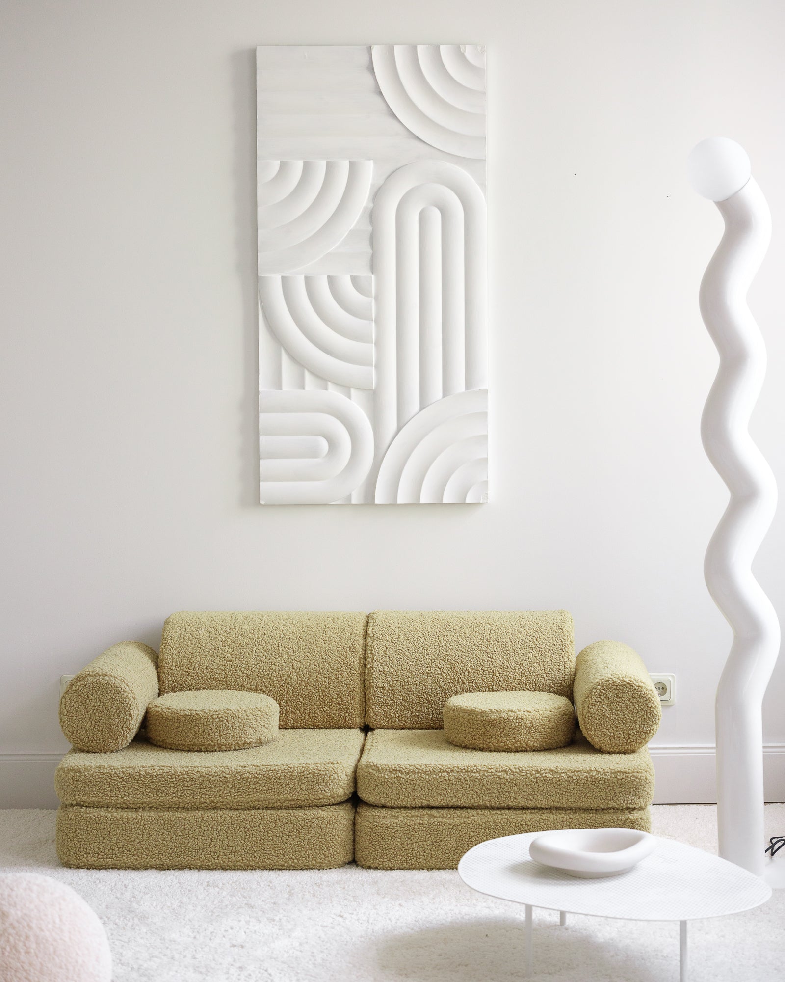Wigiwama Settee Sofa - Matcha Teddy – Bild 4
