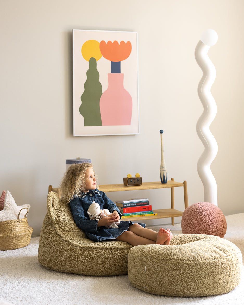 Wigiwama Pouf - Matcha Teddy – Bild 5