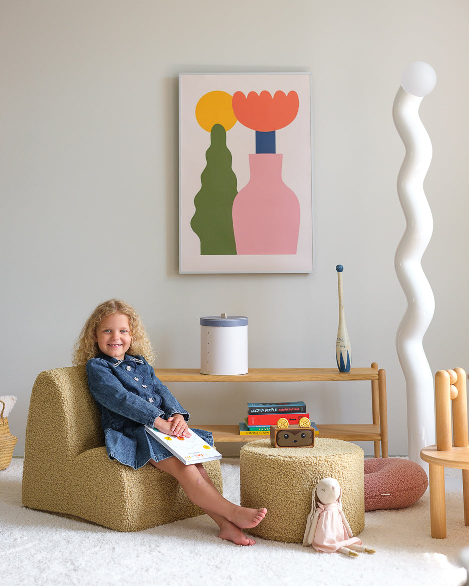 Wigiwama Stuhl Cloud - Biscuit Teddy – Bild 3