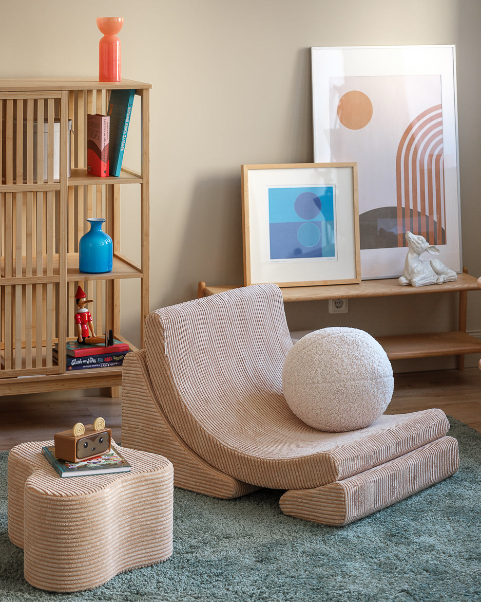 Wigiwama Moon Chair - Brown Sugar Rib – Bild 4