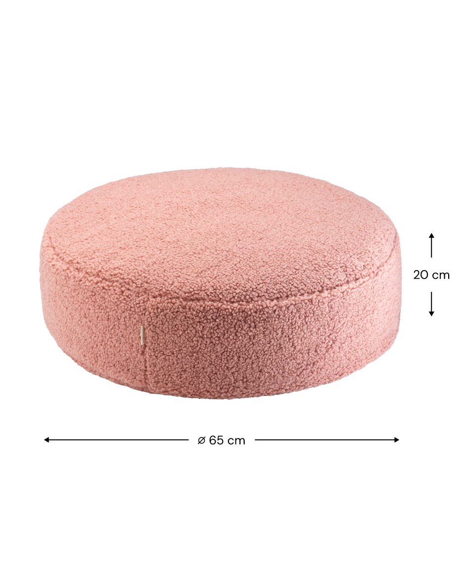 Wigiwama Pouf - Rosa Guave Teddy – Bild 5