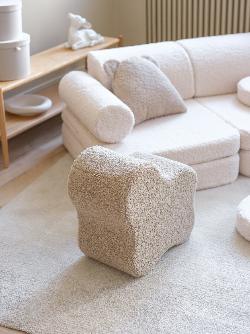 Wigiwama Settee Sofa - Creme Weiß Teddy – Bild 6