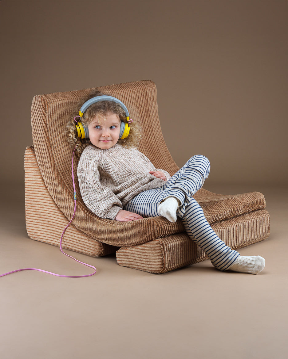 Wigiwama Moon Chair - Toffee Rib – Bild 5