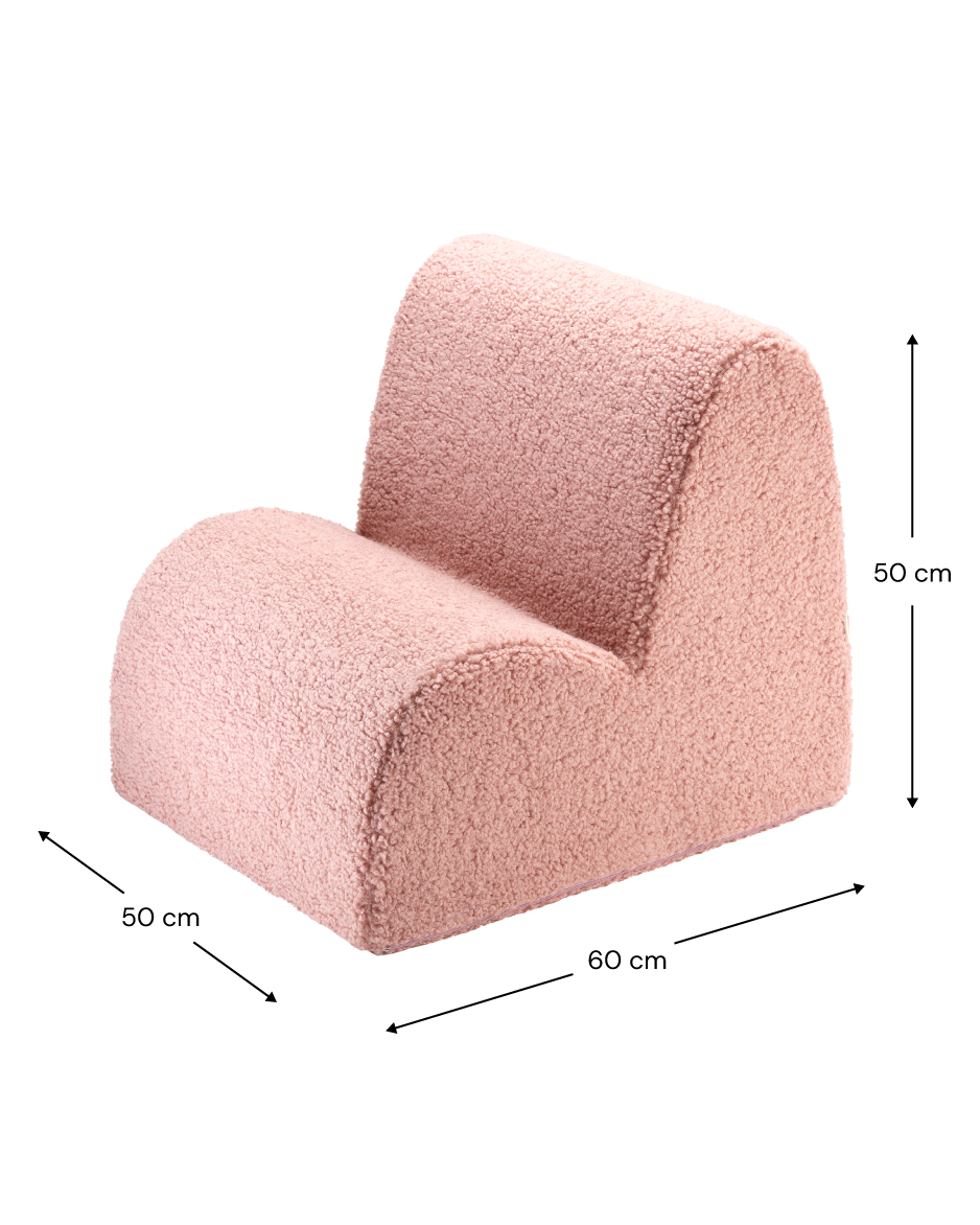 Wigiwama Chair Cloud - Pink Guava Teddy – Bild 8