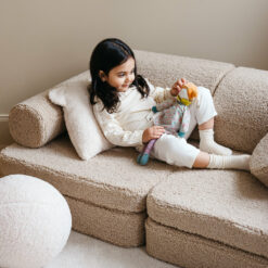 Wigiwama Settee Sofa - Biscuit Teddy – Bild 9