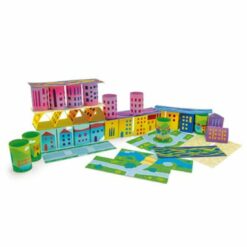 Ludattica bouwwerk van papieren blokken 2