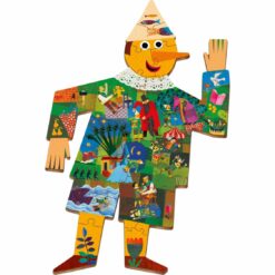 Ludattica woody puzzel pinokkio gelegd