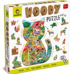 Ludattica woody puzzel huisdieren