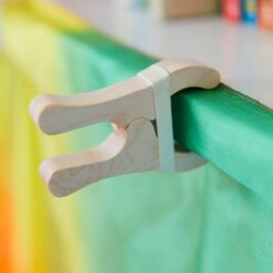 Sarah's Silks houten klem hutten bouwen met speelzijde