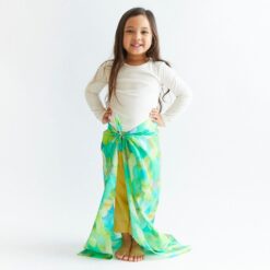 Sarah's Silks dino speelzijde groen kind