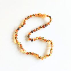 ketting cognac groen 34